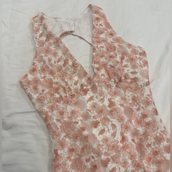 Floral Pink Maxi Dress - Picture 3 of 7